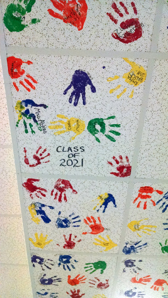 Wahoo Public Schools New 6th Graders Leave Their Mark